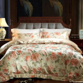 Jacquard weave mulberry silk bedding set